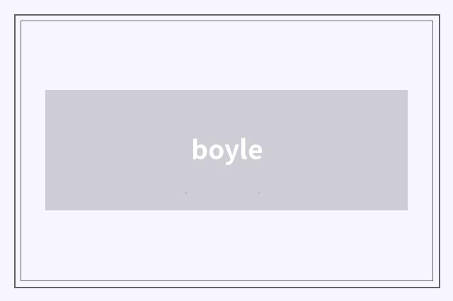 boyle