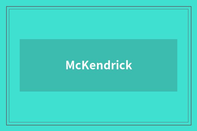 McKendrick