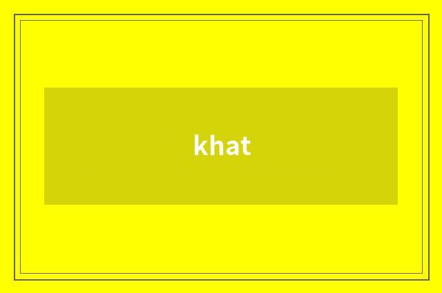 khat