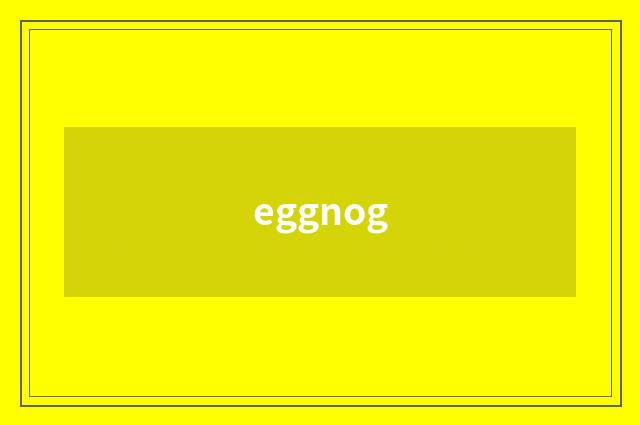 eggnog