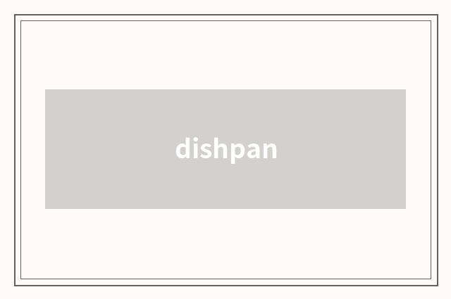 dishpan