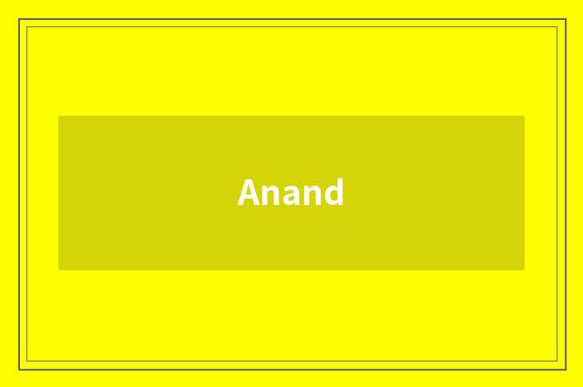 Anand