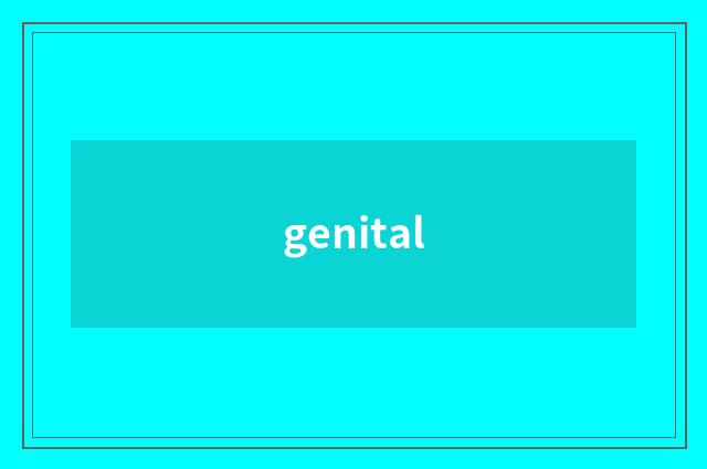 genital