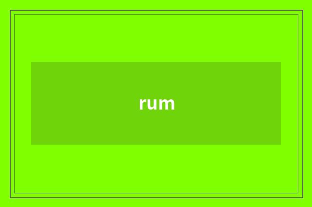 rum