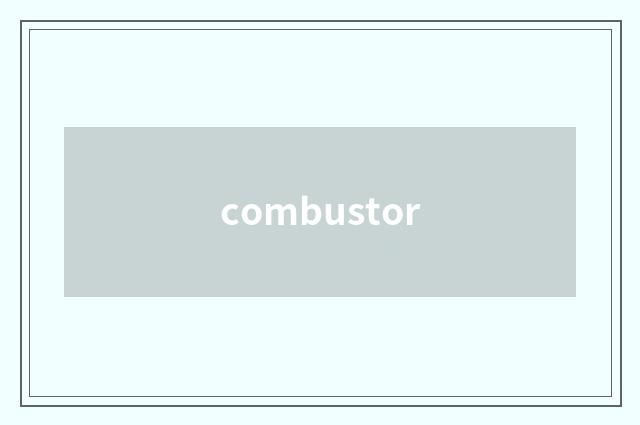 combustor