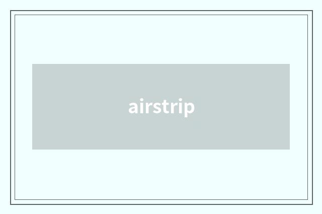 airstrip