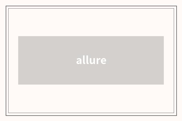 allure
