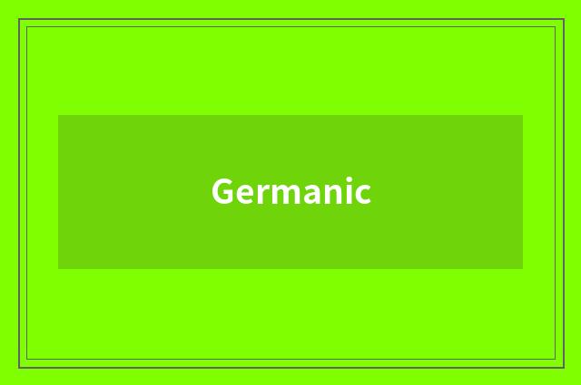 Germanic