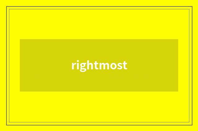 rightmost