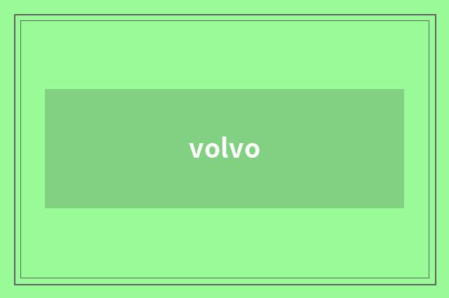 volvo
