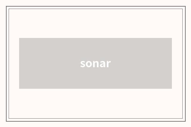 sonar