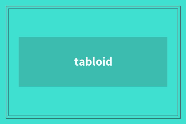 tabloid