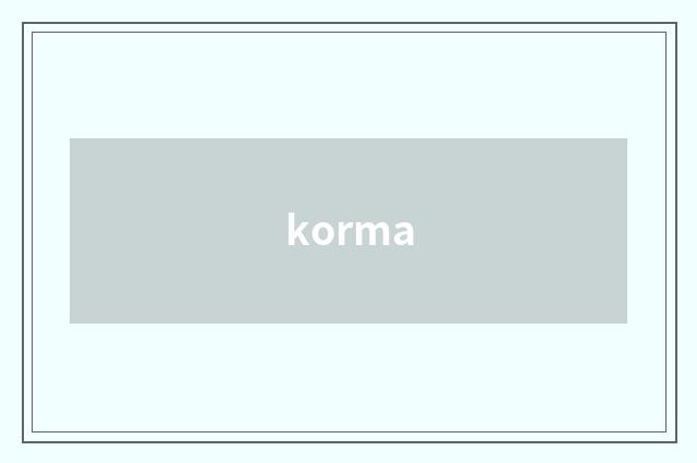 korma