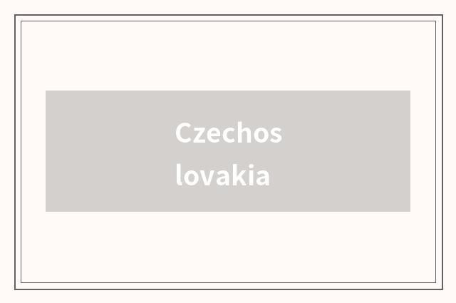 Czechoslovakia