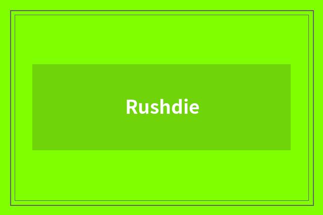 Rushdie