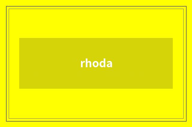 rhoda