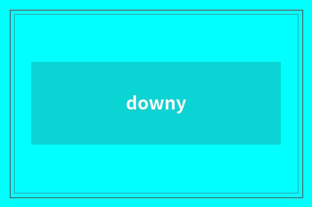 downy