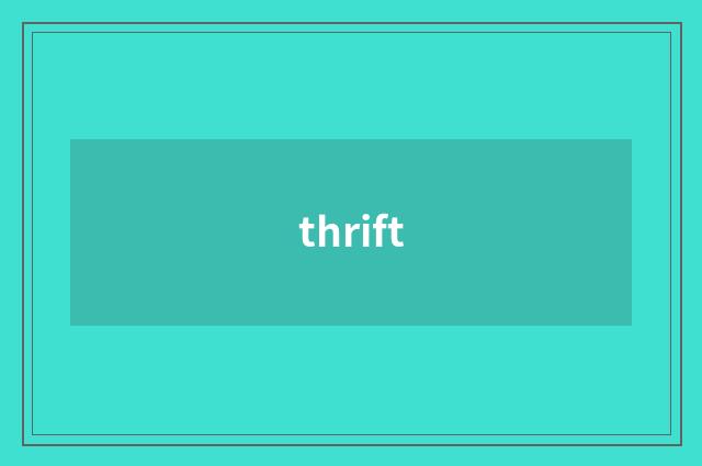 thrift