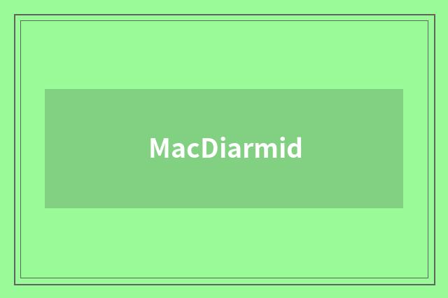 MacDiarmid