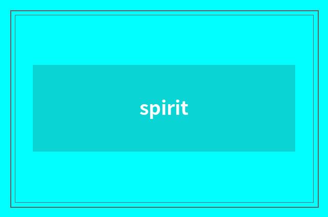 spirit