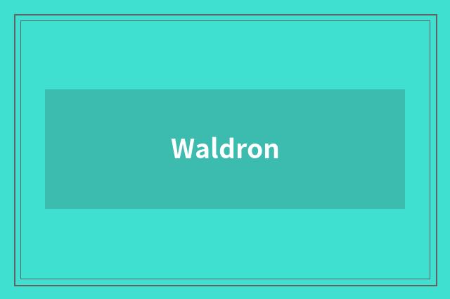 Waldron