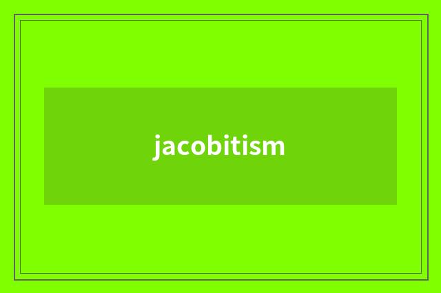 jacobitism
