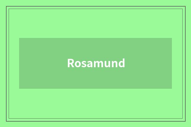 Rosamund