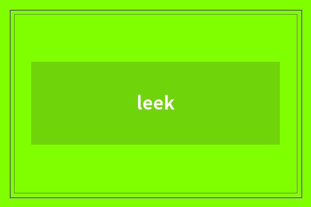 leek