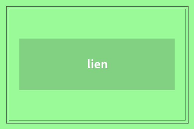 lien