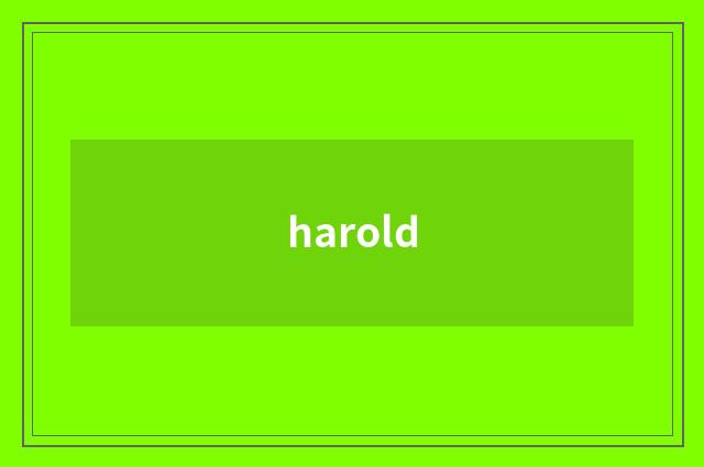 harold