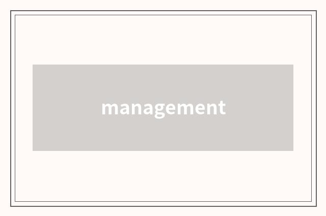 management
