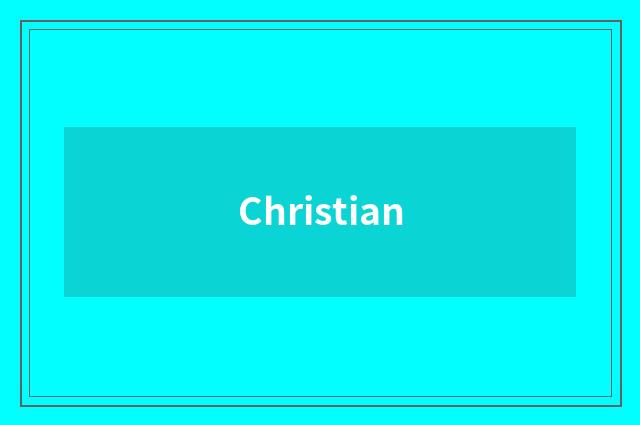 Christian