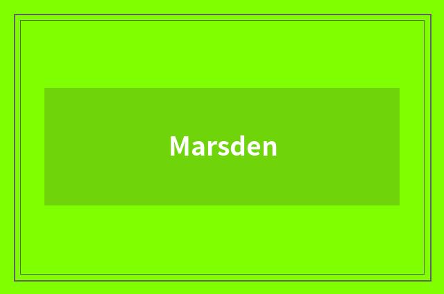 Marsden
