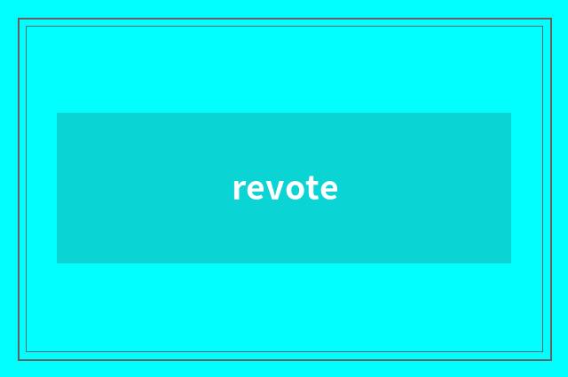revote