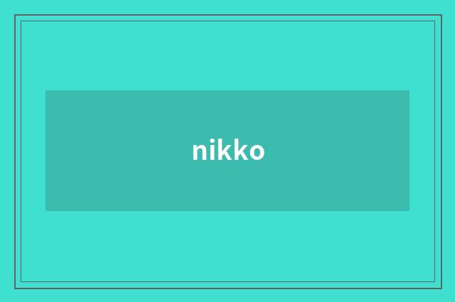 nikko