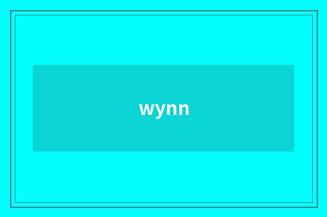 wynn