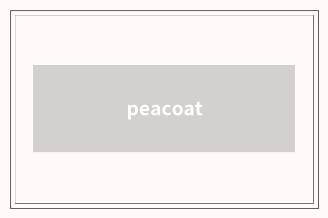 peacoat