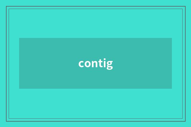 contig