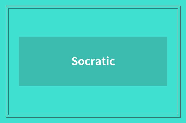 Socratic