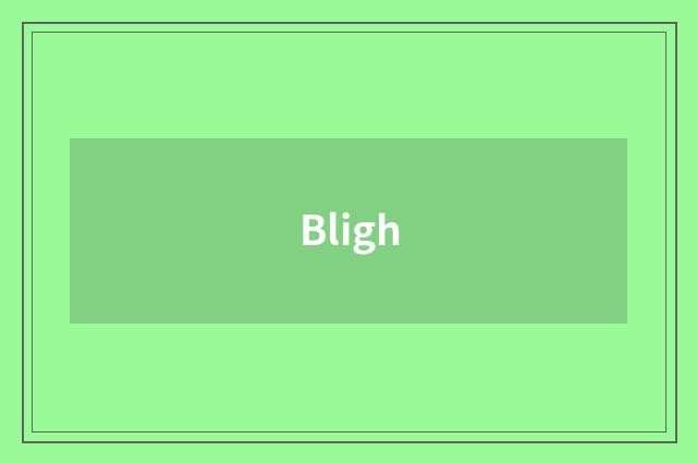Bligh