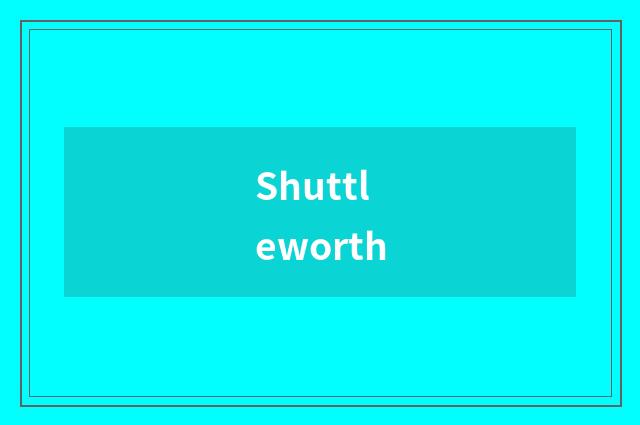 Shuttleworth