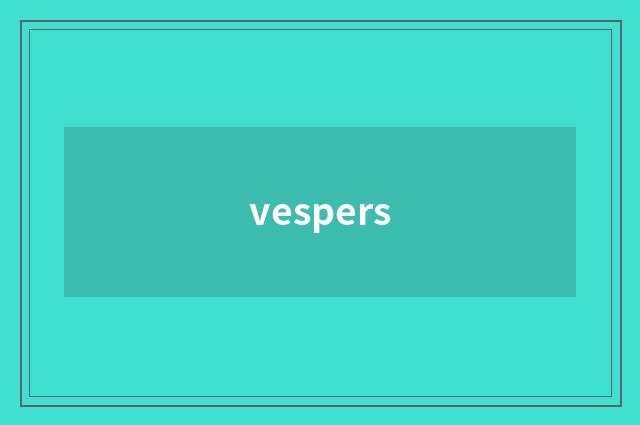 vespers