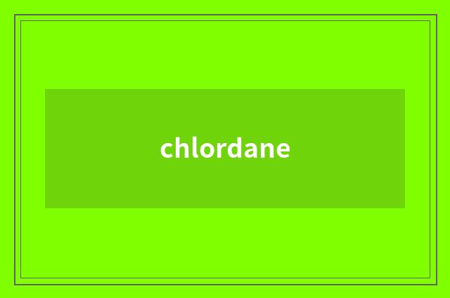 chlordane