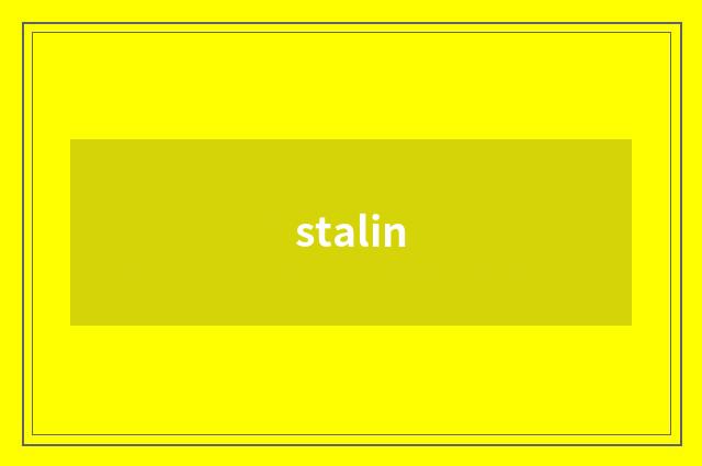 stalin