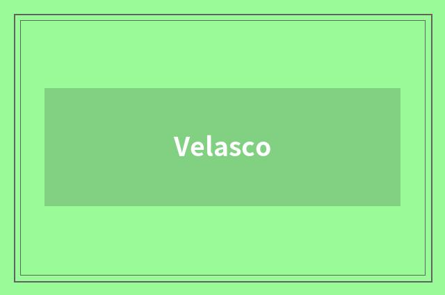 Velasco