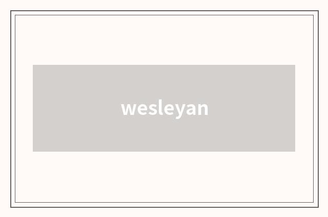 wesleyan