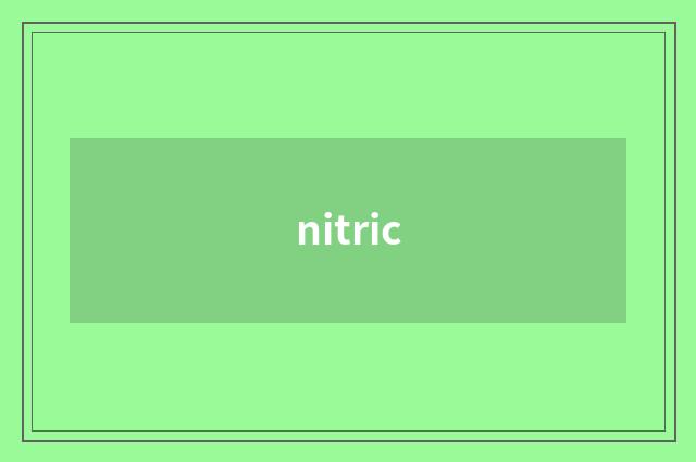 nitric