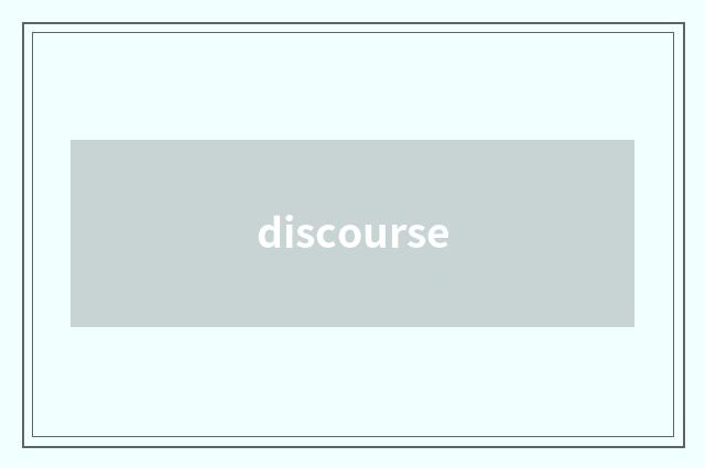 discourse