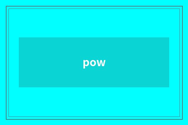 pow