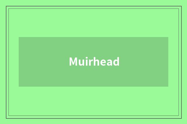 Muirhead
